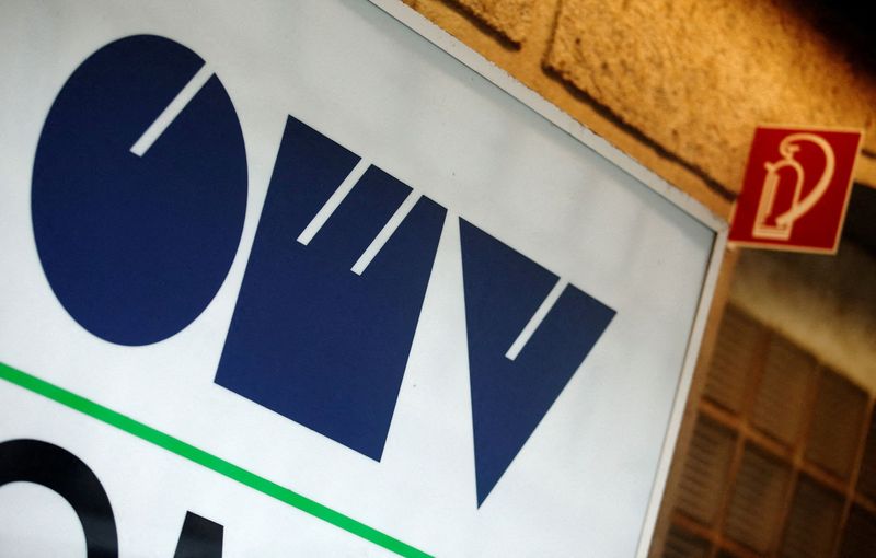 &copy; Reuters. FILE PHOTO: The logo of Austrian oil and gas group OMV is pictured at a gas station in Vienna November 6, 2014.  REUTERS/Heinz-Peter Bader/File Photo/File Photo