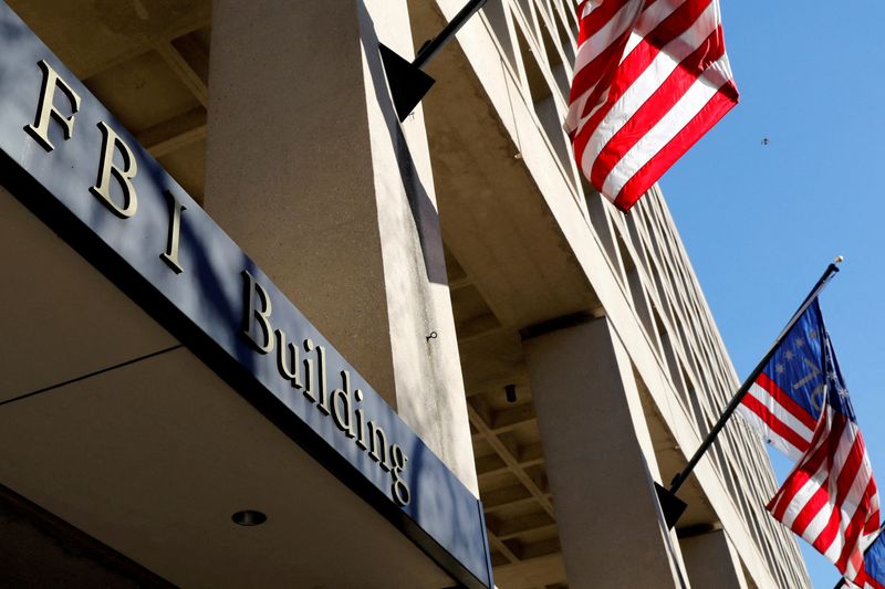 &copy; Reuters. FILE PHOTO: FBI headquarters building is seen in Washington, U.S., December 7, 2018. REUTERS/Yuri Gripas//File Photo