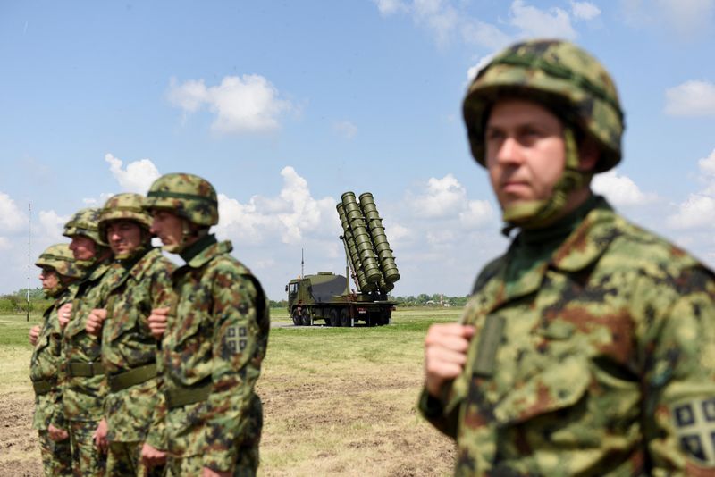 Serbia shows off new Chinese missiles in display of military power