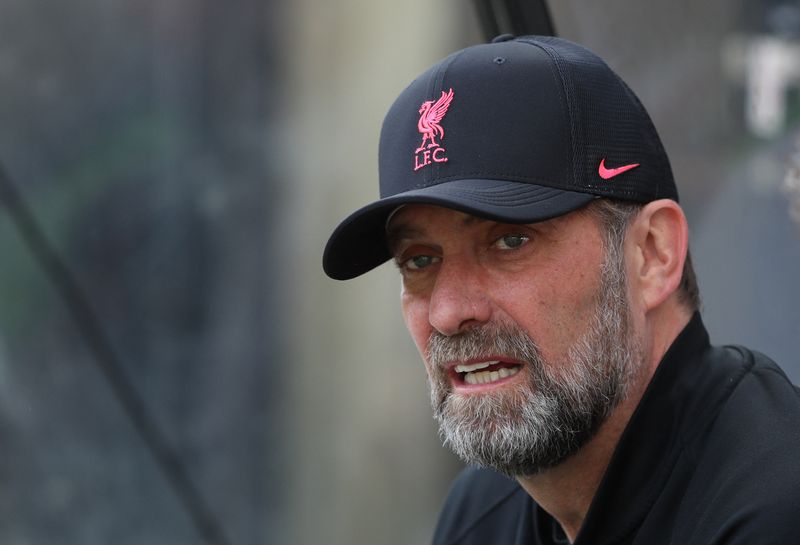 &copy; Reuters. Técnico do Liverpool, Juergen Klopp, durante partida contra o Newcastle United pelo Campeonato Inglês
30/04/2022 REUTERS/Scott Heppell