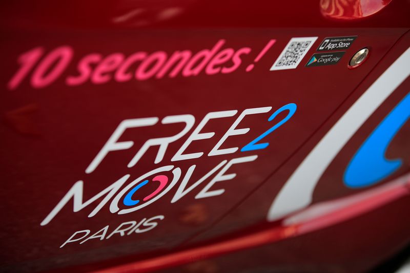 © Reuters. Stellantis a annoncé mardi un projet de rachat du service de mobilité Share Now aux groupes allemands BMW et Mercedes-Benz, une acquisition qui répond à la stratégie de développement de 