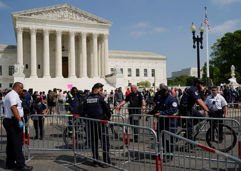 Abortion-rights protesters rally in U.S., spurred by draft Supreme Court opinion