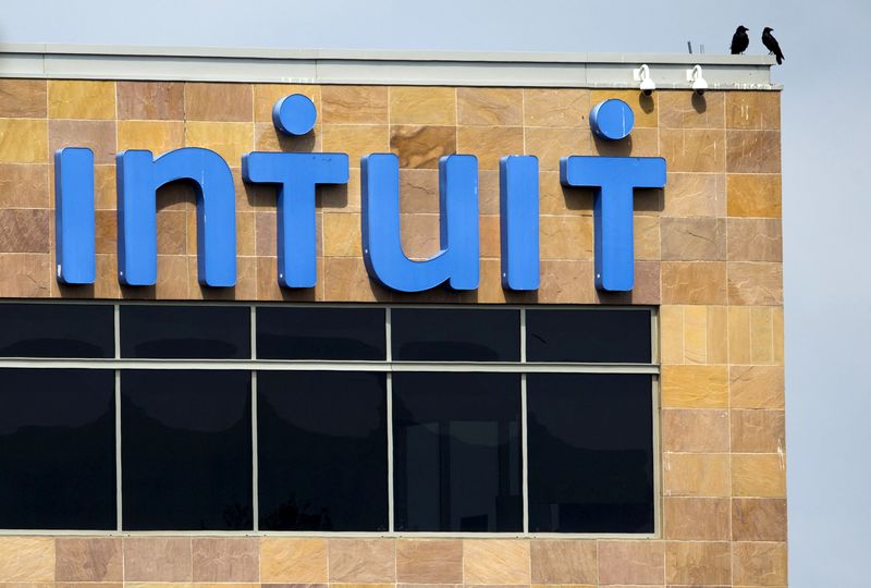 &copy; Reuters. FILE PHOTO: An Intuit office is shown in San Diego, California August 21, 2015. REUTERS/Mike Blake/File Photo