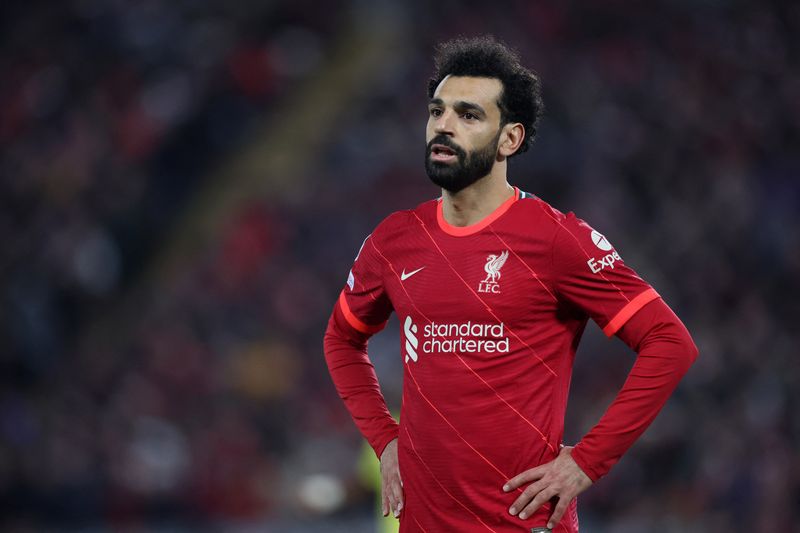 &copy; Reuters. Mohamed Salah durante partida do Liverpool contra o Villarreal pela Liga dos Campeões
27/04/2022 Action Images via Reuters/Carl Recine