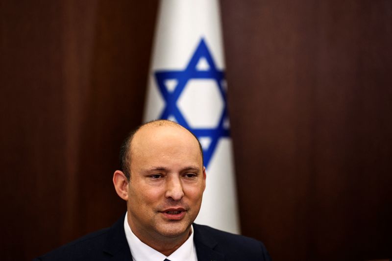 &copy; Reuters. Foto de archivo del Primer Ministro de Israel, Naftali Bennett 
April 10, 2022. REUTERS/Ronen Zvulun