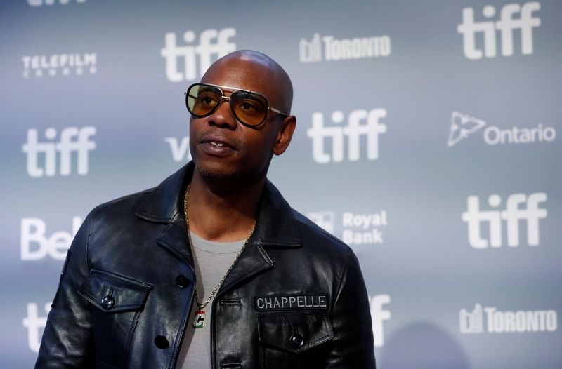 &copy; Reuters. Ator e comediante Dave Chappelle chega para entrevista coletiva em Toronto
09/09/2018 REUTERS/Mario Anzuoni