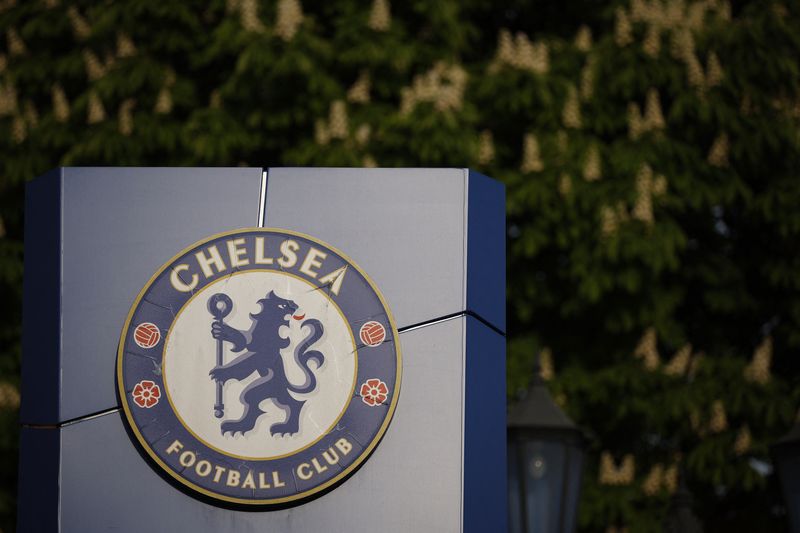 © Reuters. FILE PHOTO: Soccer Football - Premier League - Chelsea v Arsenal - Stamford Bridge, London, Britain - April 20, 2022  General view outside the stadium before the match Action Images via Reuters/John Sibley 