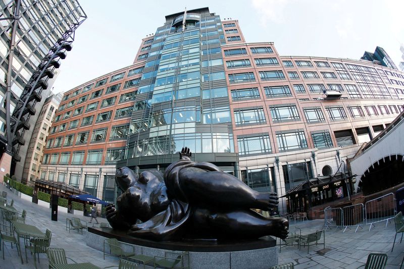 &copy; Reuters. FILE PHOTO: The headquarter of the European Bank for Reconstruction and Development (EBRD) is seen in London, Britain, November 22, Britain 2016. REUTERS/Stefan Wermuth