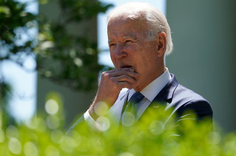 &copy; Reuters. Presidente dos Estados Unidos, Joe Biden
09/05/2022. REUTERS/Kevin Lamarque/File Photo