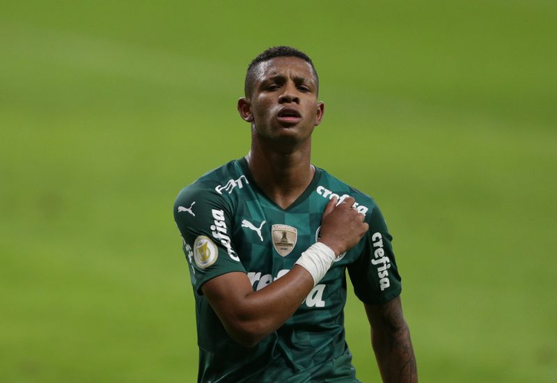 &copy; Reuters. Danilo, do Palmeiras, após partida contra o Atlético Mineiro pelo Campeonato Brasileiro em 2021
14/08/2021 REUTERS/Cristiane Mattos