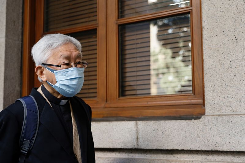 &copy; Reuters. Cardeal Joseph Zen, um dos clérigos católicos mais graduados da Ásia, em Hong Kong
31/12/2020
 REUTERS/Tyrone Siu