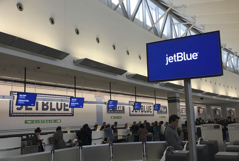 © Reuters. JetBlue lança oferta hostil para aquisição da Spirit Airlines
REUTERS/Shannon Stapleton