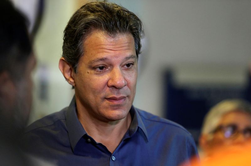 &copy; Reuters. Fernando Haddad em São Paulo
28/10/2018 REUTERS/Amanda Perobelli