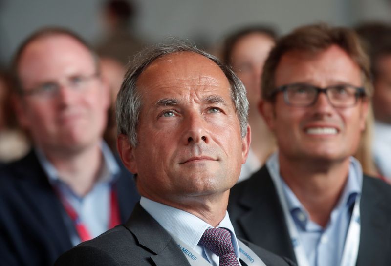 &copy; Reuters. Société Générale a annoncé mardi que Frédéric Oudéa (photo), en poste depuis 2008, ne solliciterait pas le renouvellement de son mandat de directeur général en mai 2023. /Photo d'archives/REUTERS/Benoit Tessier