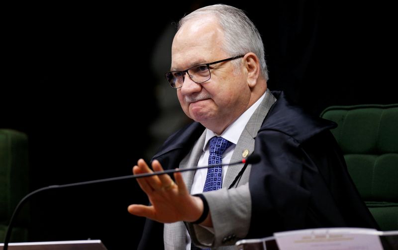 &copy; Reuters. Ministro Edson Fachin durante sessão do STF
04/12/2018 REUTERS/Adriano Machado