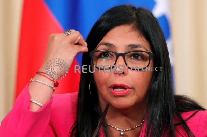 &copy; Reuters. Vice-presidente da Venezuela, Delcy Rodríguez, durante visita a Moscou
01/03/2019 REUTERS/Maxim Shemetov