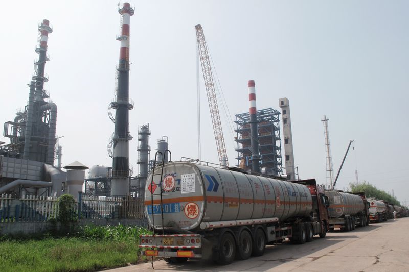 &copy; Reuters. Refinaria de petróleo no condado de Ju, China 
25/07/2018
REUTERS/Dominique Patton