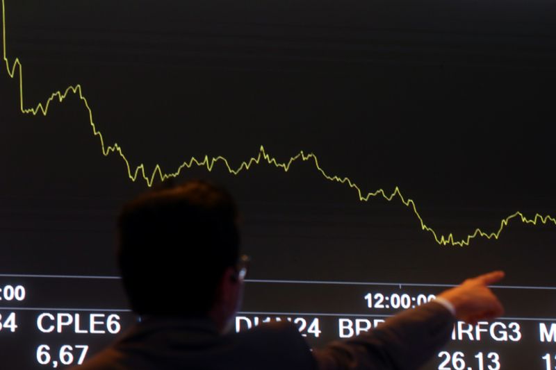 Ibovespa cai mais de 2%, na esteira de fortes quedas em Wall Street