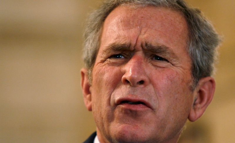 &copy; Reuters. الرئيس الأمريكي السابق جورج دبليو بوش. صورة من أرشيف رويترز.