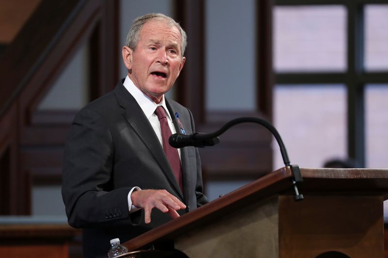 &copy; Reuters. Ex-presidente dos EUA George W. Bush em evento recente.  Alyssa Pointer/Pool via REUTERS.