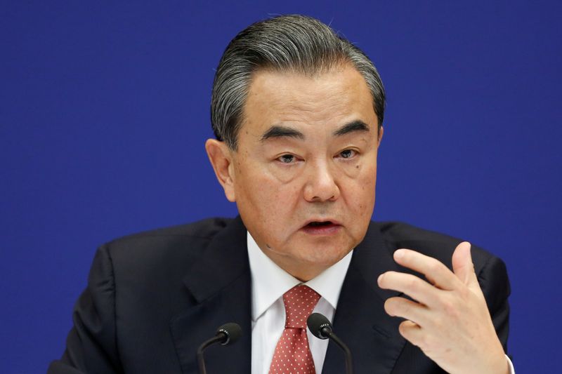 © Reuters. Wang Yi, assessor estatal e ministro das Relações Exteriores da China
30/08/2017
China Daily via REUTERS