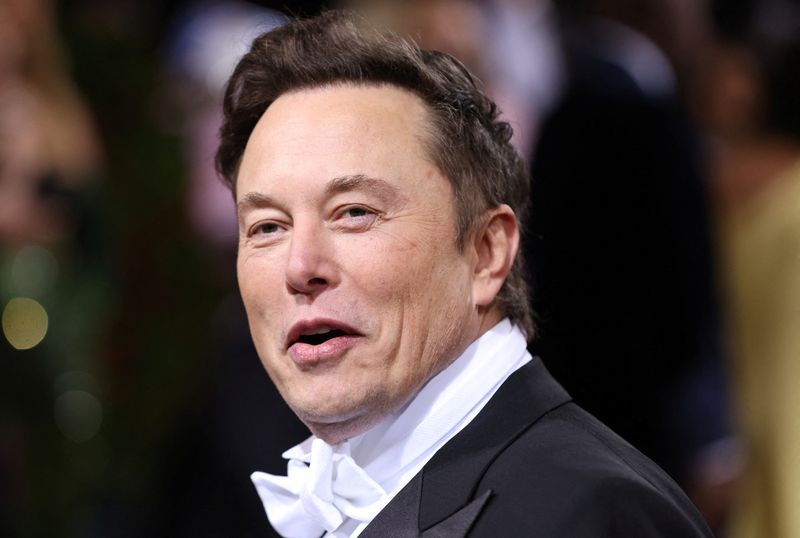 &copy; Reuters. Bilionário Elon Musk no Met Gala, em Nova York
02/05/2022
REUTERS/Andrew Kelly