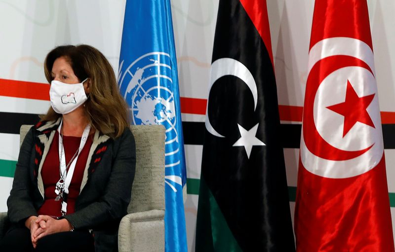 &copy; Reuters. المستشارة الخاصة للأمين العام للأمم المتحدة بشأن ليبيا ستيفاني وليامز - صورة من أرشيف رويترز.