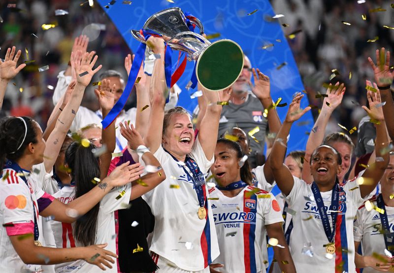 El Lyon gana la Liga de Campeones Femenina con una victoria sobre el Barça