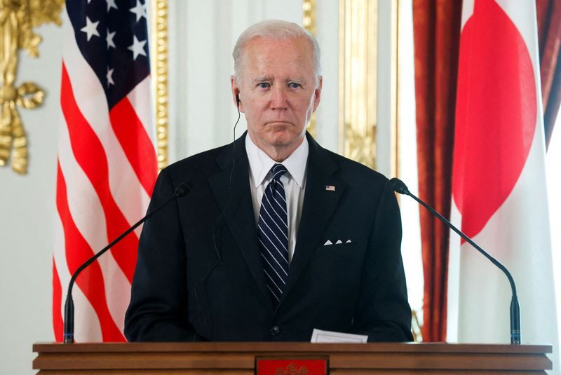 &copy; Reuters. Presidente dos EUA, Joe Biden, durante visota a Tóquio
23/05/2022 REUTERS/Jonathan Ernst