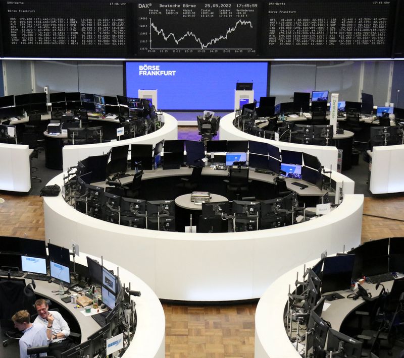 &copy; Reuters. Salão da Bolsa de Valores de Frankfurt
25/05/2022
REUTERS