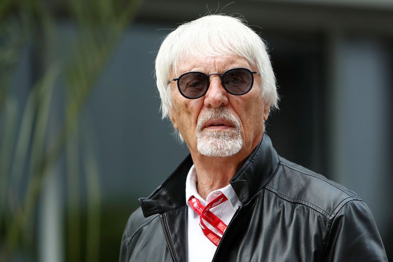 &copy; Reuters. Bernie Ecclestone durante Grande Prêmio da Rússia de Fórmula 1, em Sochi
27/09/2019 REUTERS/Maxim Shemetov