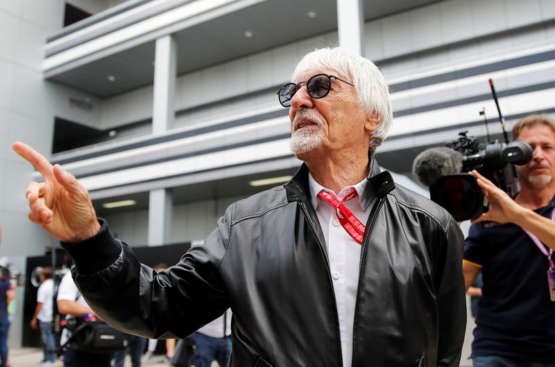 &copy; Reuters. Bernie Ecclestone durante Grande Prêmio da Rússia, em Sochi
27/09/2019 REUTERS/Maxim Shemetov