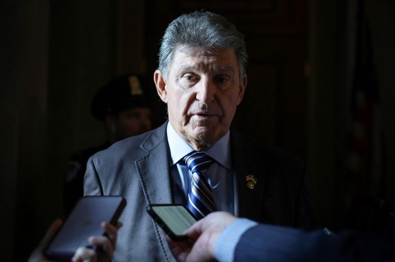 U.S. Senator Manchin could back climate provisions in slimmer spending bill, sources say