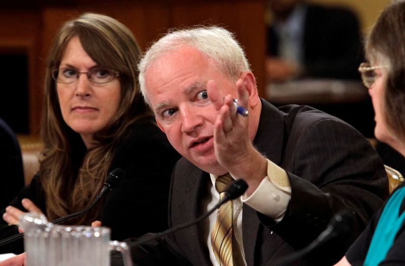 &copy; Reuters. FILE PHOTO: John Eastman, chairman of the National Organization for Marriage testifies before the House Ways and Means Committee hearing on Organizations Targeted by IRS for Their Personal Beliefs on Capitol Hill in Washington June 4, 2013. REUTERS/Yuri G