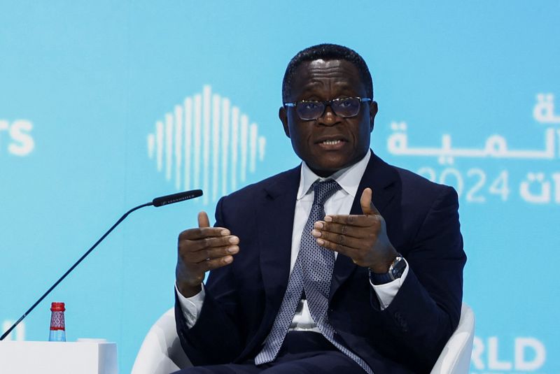 &copy; Reuters. FILE PHOTO: Bank Of America President of International, Bernard Mensah, speaks as he attends a session of the World Governments Summit, in Dubai, United Arab Emirates, February 12, 2024. REUTERS/Amr Alfiky/FILE PHOTO