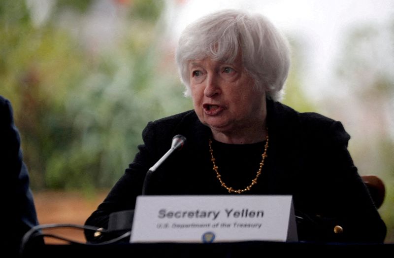 &copy; Reuters. FILE PHOTO: U.S. Treasury Secretary Janet Yellen in Mexico City, Mexico December 6, 2023. REUTERS/Daniel Becerril/File Photo