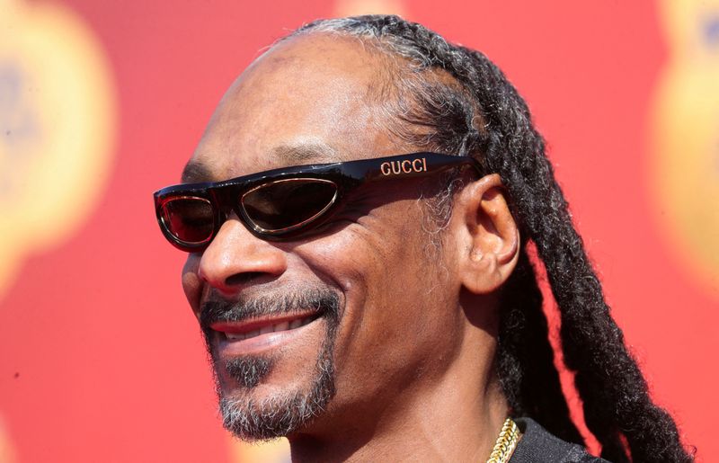 &copy; Reuters. O rapper americano Snoop Dogg chega para o MTV Movie & TV Awards em Santa Monica, Califórnia, EUA
05/06/2022
REUTERS/David Swanson