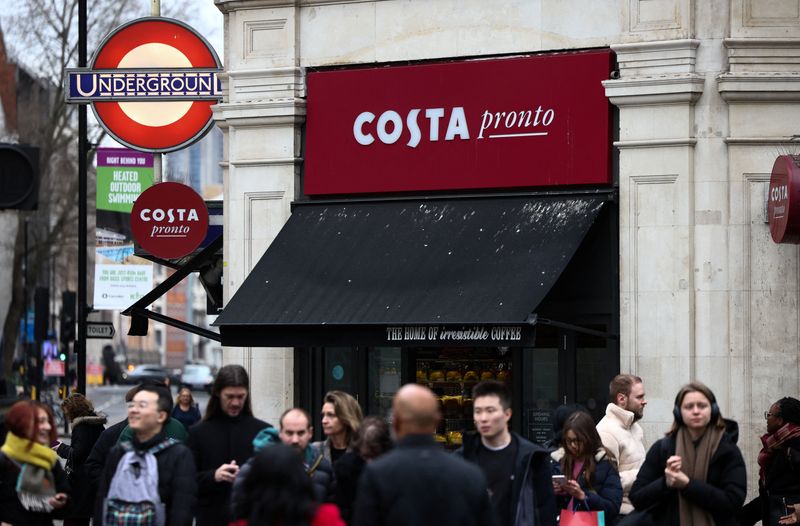 UK’s Costa Coffee to give workers 9% pay rise