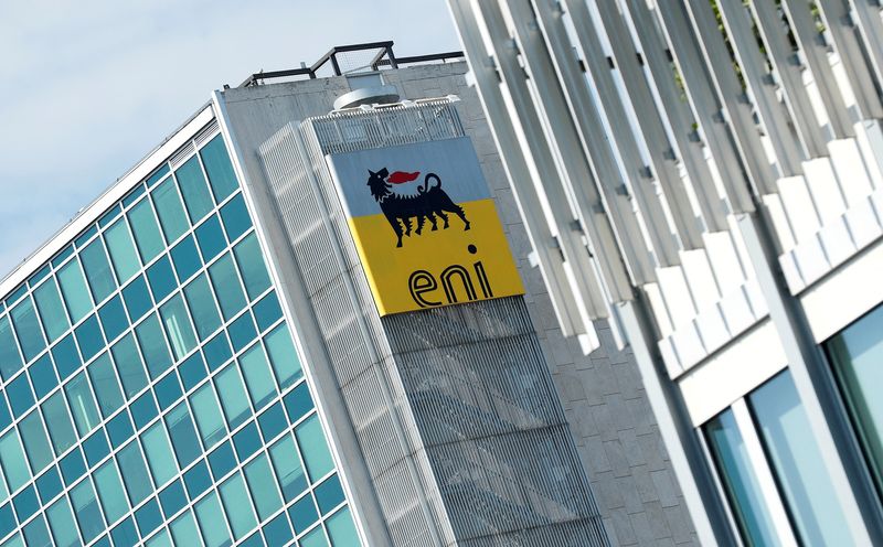 &copy; Reuters. FILE PHOTO: Italian energy company Eni headquarters is seen in Rome, Italy September 30, 2018.  REUTERS/Alessandro Bianchi/File Photo