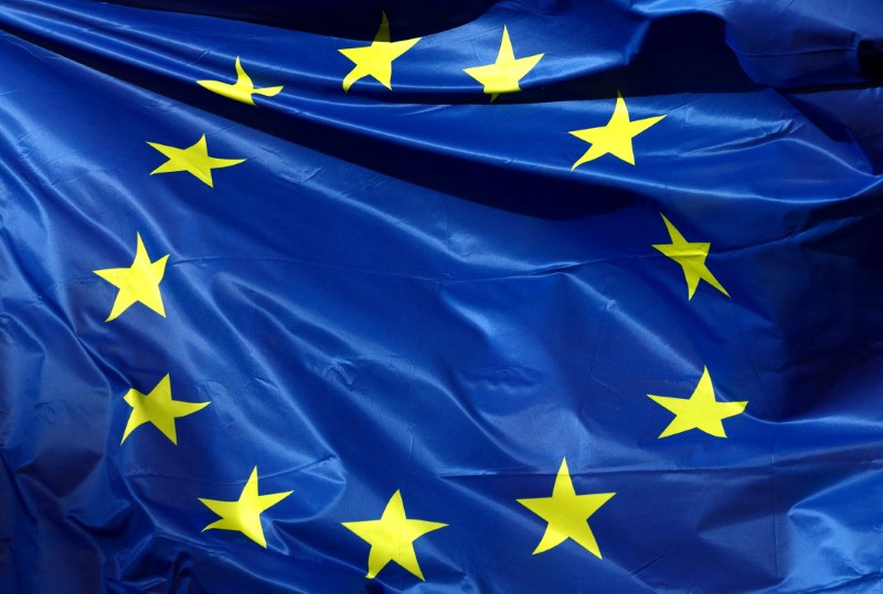 &copy; Reuters. Bandeira da União Europeia tremula diante da sede da Comissão Europeia em Bruxelas
01/02/2023
REUTERS/Yves Herman