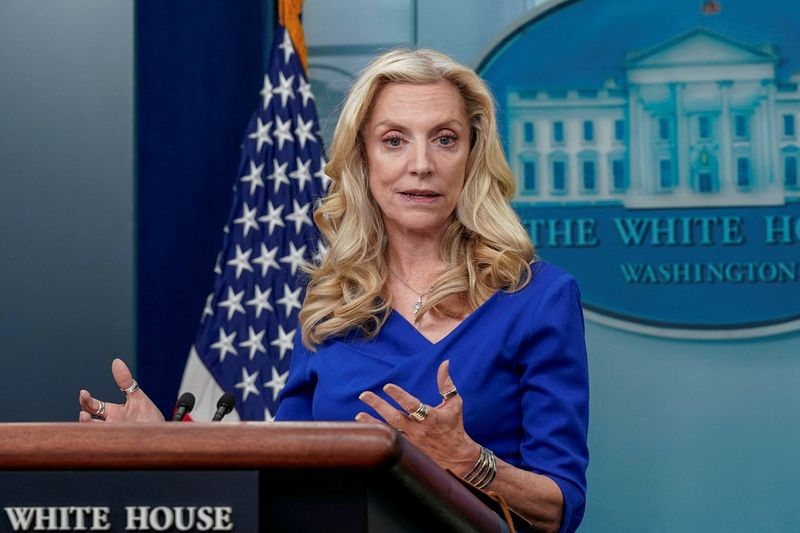 &copy; Reuters. FILE PHOTO: National Economic Council Director Lael Brainard speaks during the daily briefing at the White House in Washington, U.S., October 26, 2023. REUTERS/Ken Cedeno/File Photo