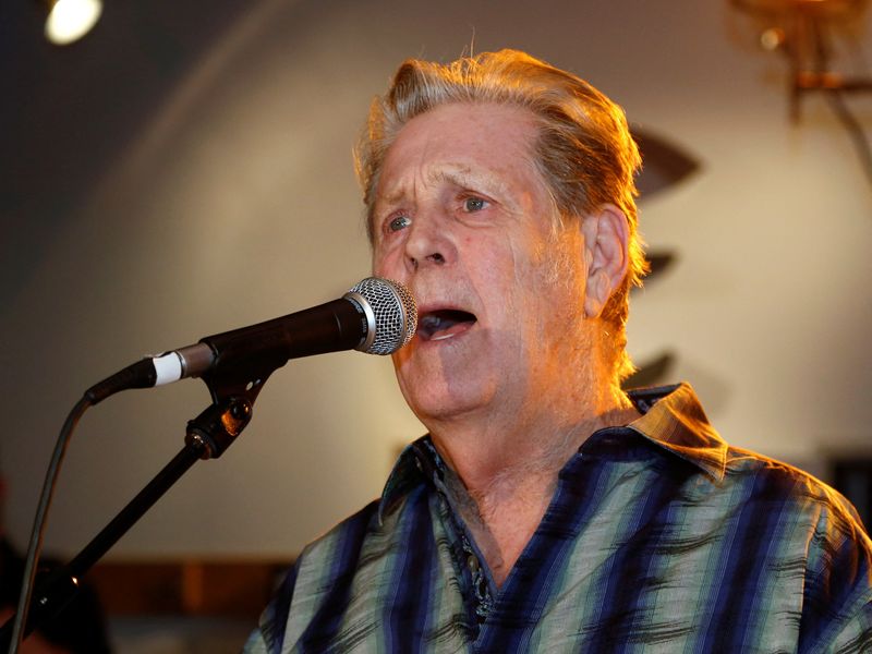 &copy; Reuters. FILE PHOTO: Singer Brian Wilson of The Beach Boys performs at "Gibson Celebrates The Beatles in Art and Song" in  Beverly Hills, California January 22, 2014.  REUTERS/Fred Prouser/File Photo