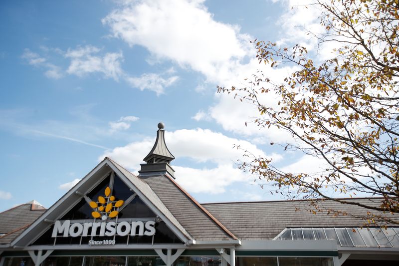 &copy; Reuters. A Morrisons store is pictured in St Albans, Britain, September 10, 2020.  REUTERS/Peter Cziborra/File Photo