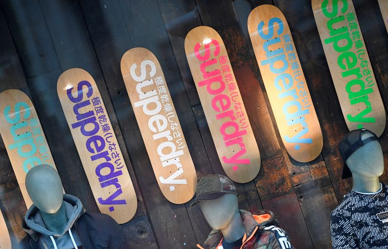 &copy; Reuters. A window display is seen at a Superdry store in London, Britain, March 1, 2019. REUTERS/Toby Melville