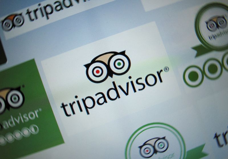 &copy; Reuters. FILE PHOTO: The logo for a travel website company TripAdvisor Inc is shown on a computer screen in this illustration photo in Encinitas, California May 3, 2016.  REUTERS/Mike Blake/File Photo