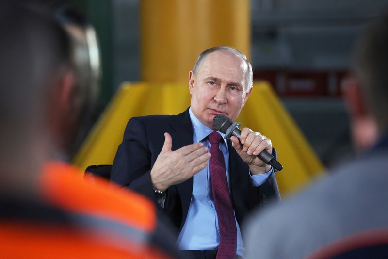 &copy; Reuters. Presidente russo, Vladimir Putin
16/02/2024
Sputnik/Aleksandr Rjumin/Pool via REUTERS