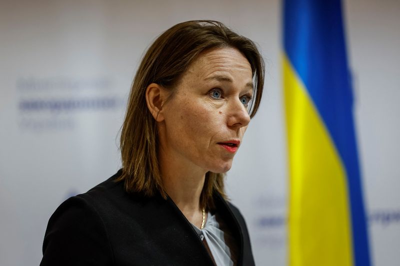 &copy; Reuters. وزيرة خارجية هولندا هانكه بروينس سلوت خلال مؤتمر صحفي في كييف في الخامس من ديسمبر كانون الأول 2023. تصوير: ألينا سموتكو - رويترز.