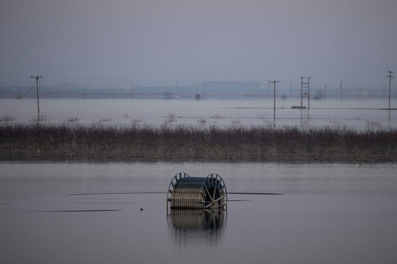 Flooded Greek lake a warning to European farmers battling climate change