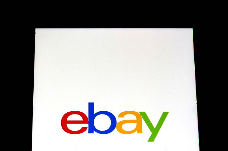 &copy; Reuters. Logo do eBay 
23/7/2019REUTERS/Brendan McDermid/Ilustração/Arquivo
