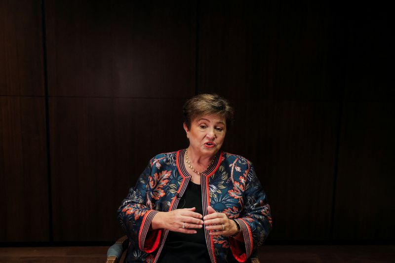 &copy; Reuters. Diretora-gerente do FMI, Kristalina Georgieva, dá entrevista em São Paulo
27/02/2024
REUTERS/Carla Carniel 